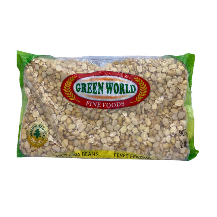 Green World Split Fava Beans 2lb