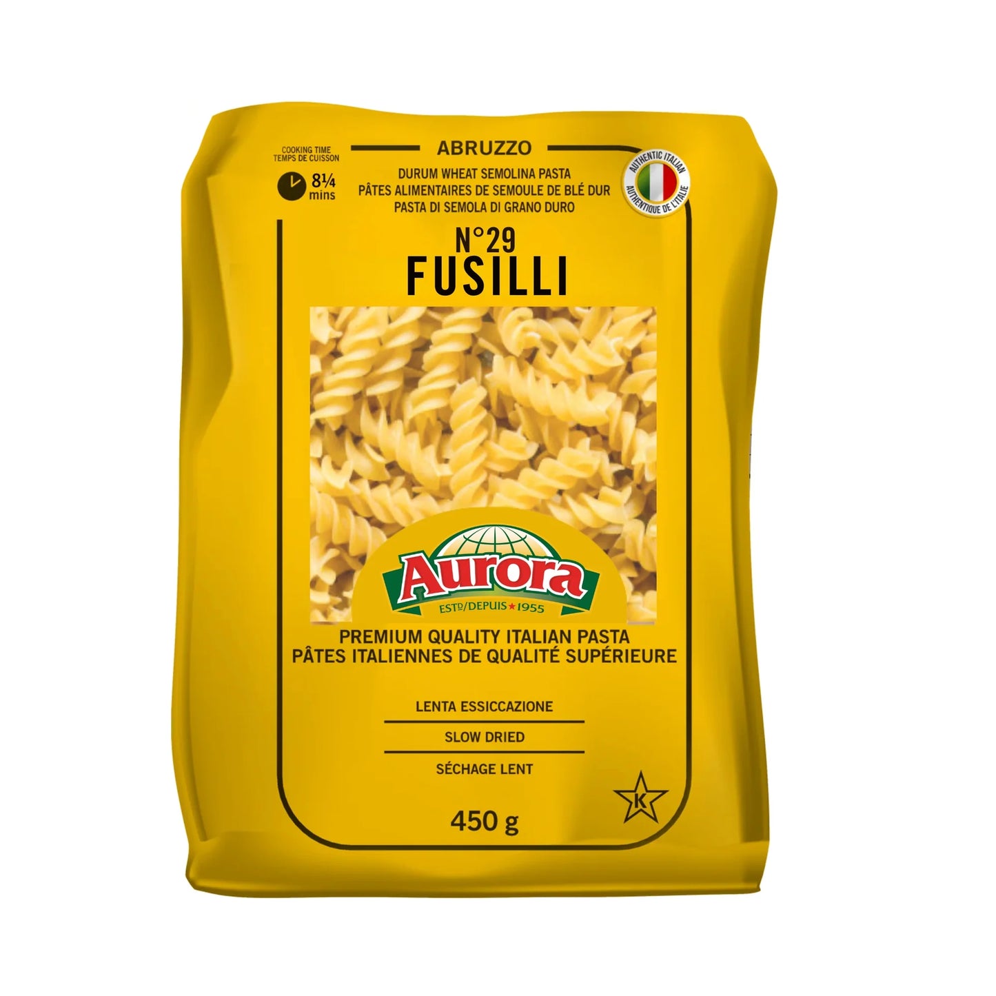 Aurora Fusilli Pasta 450g