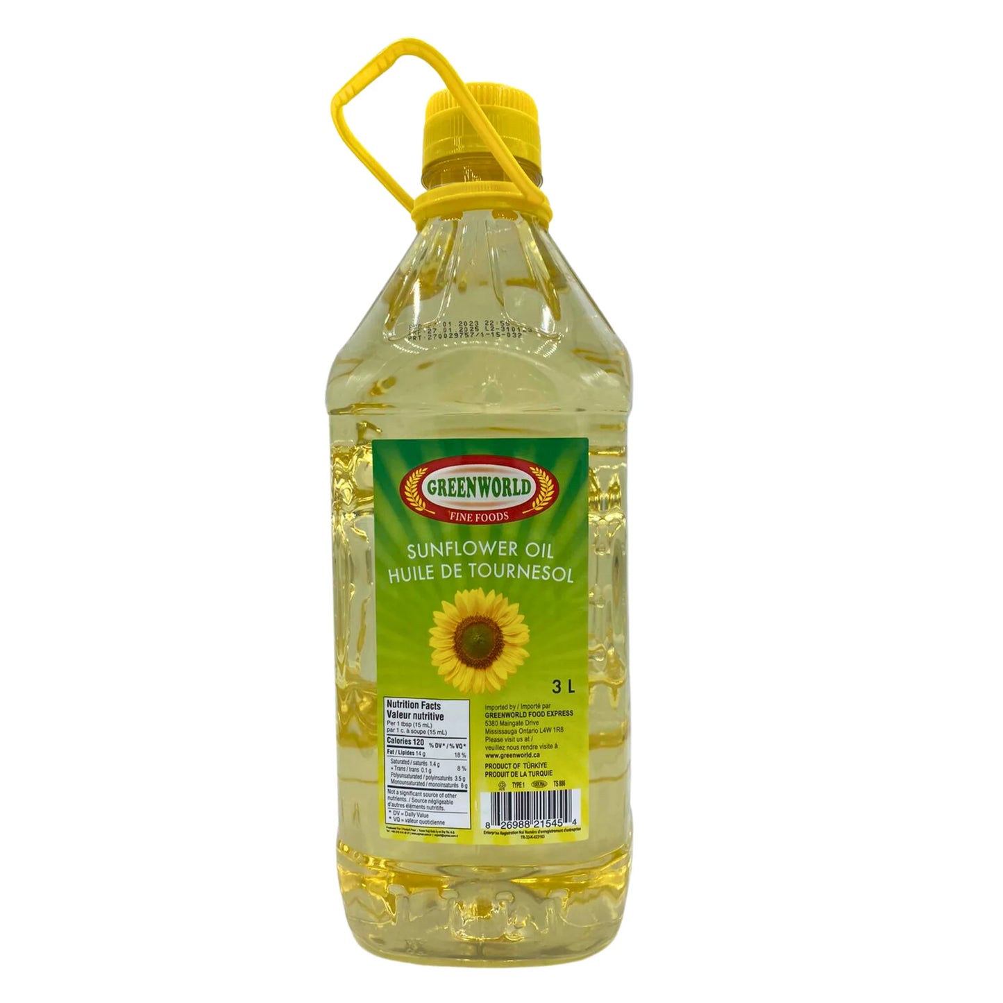 Greenworld Sunflower Oil 3L