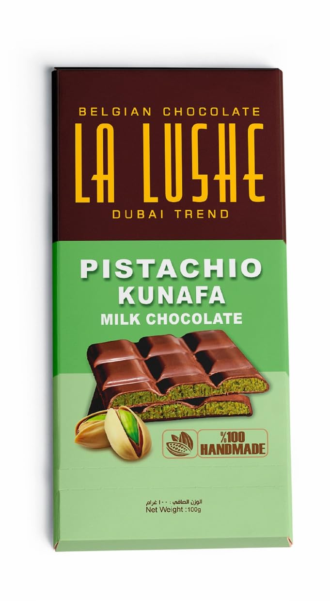 شکلات شیری پسته کونافا 100 گرم