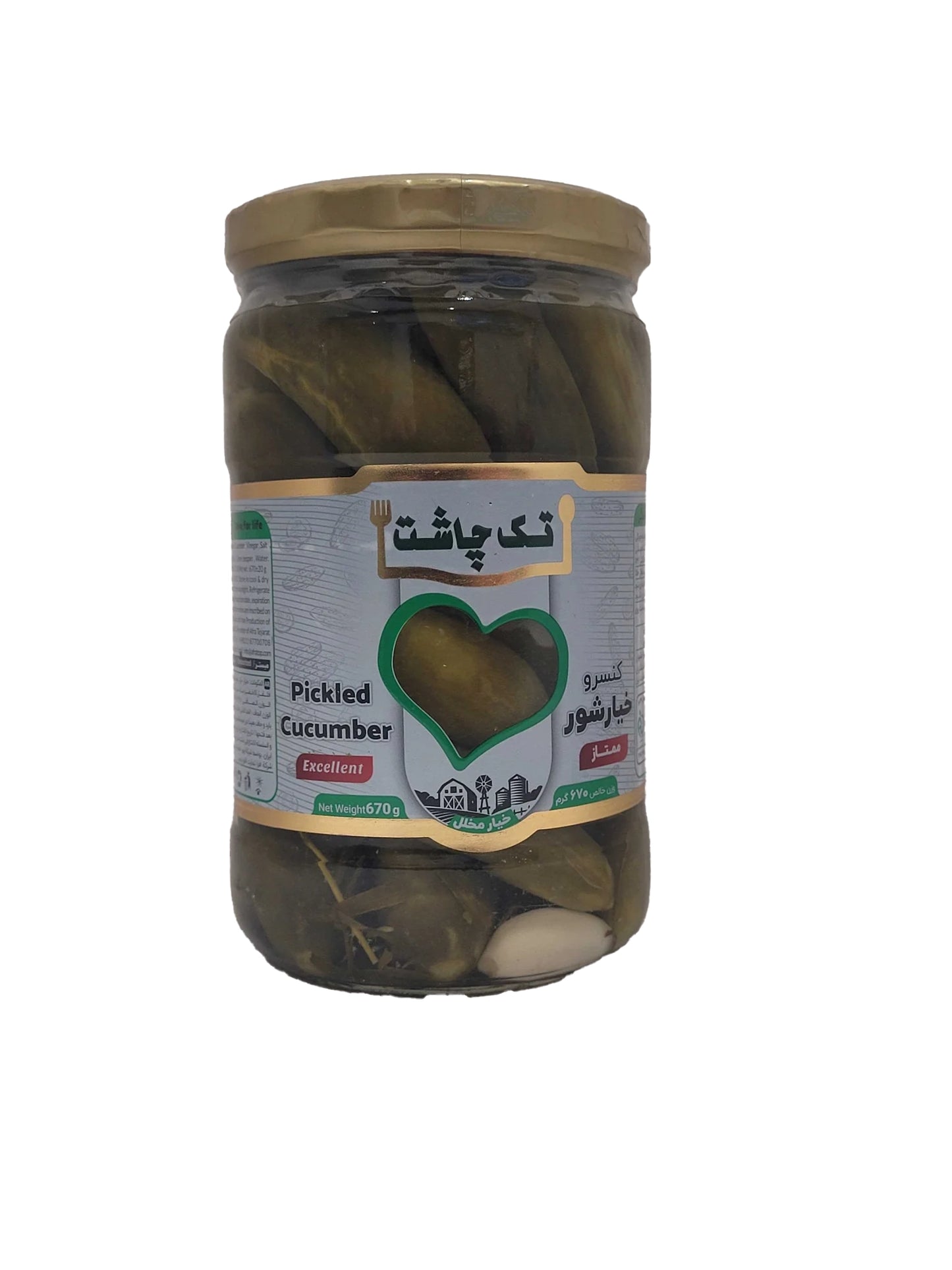 Takchasht Cucumber Pickled Super 670g