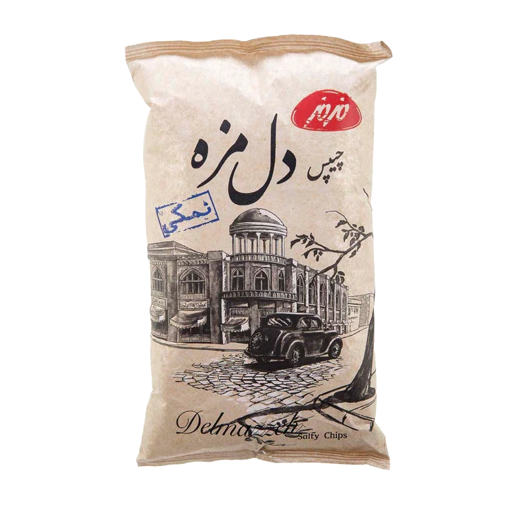 Del Maze Potato Chips Salty 90g