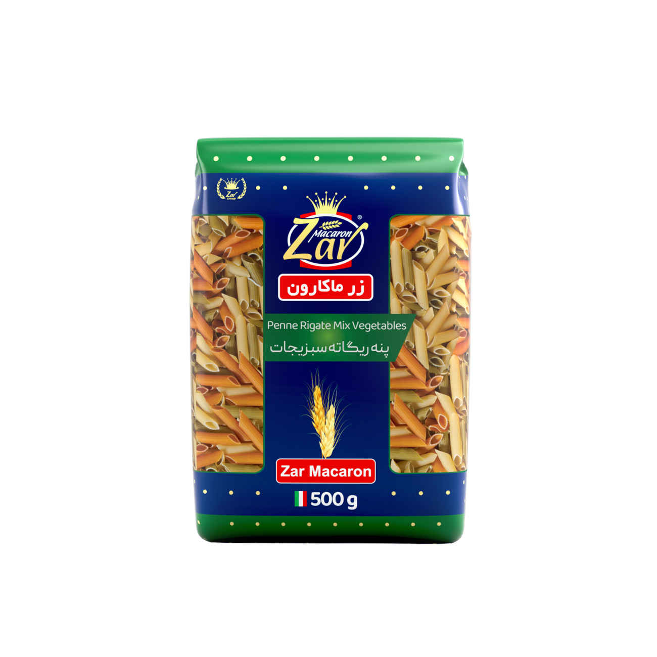 Zar Macaron Penne Vegetable 500g