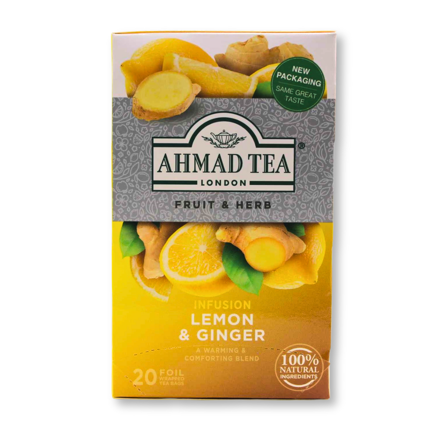 Ahmadtea Lemon & Ginger 20Bags