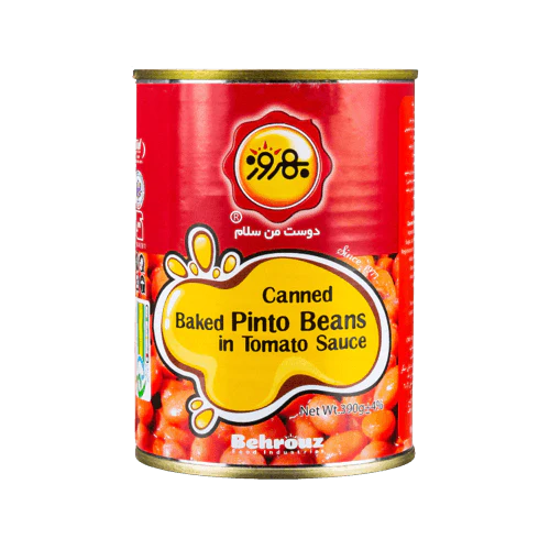 Behrouz Canned Baked Pinto Beans in Tomato Sauce 390g