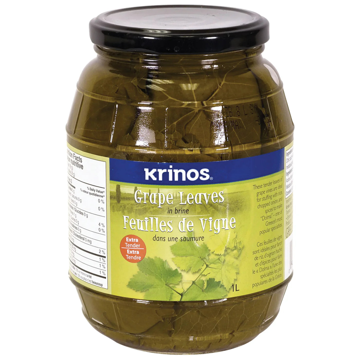 Krinos Grape Leaves 1L