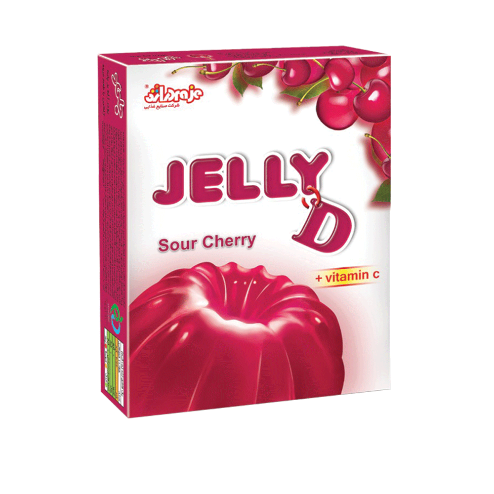 Jelly-D Sour Cherry Jello 100g