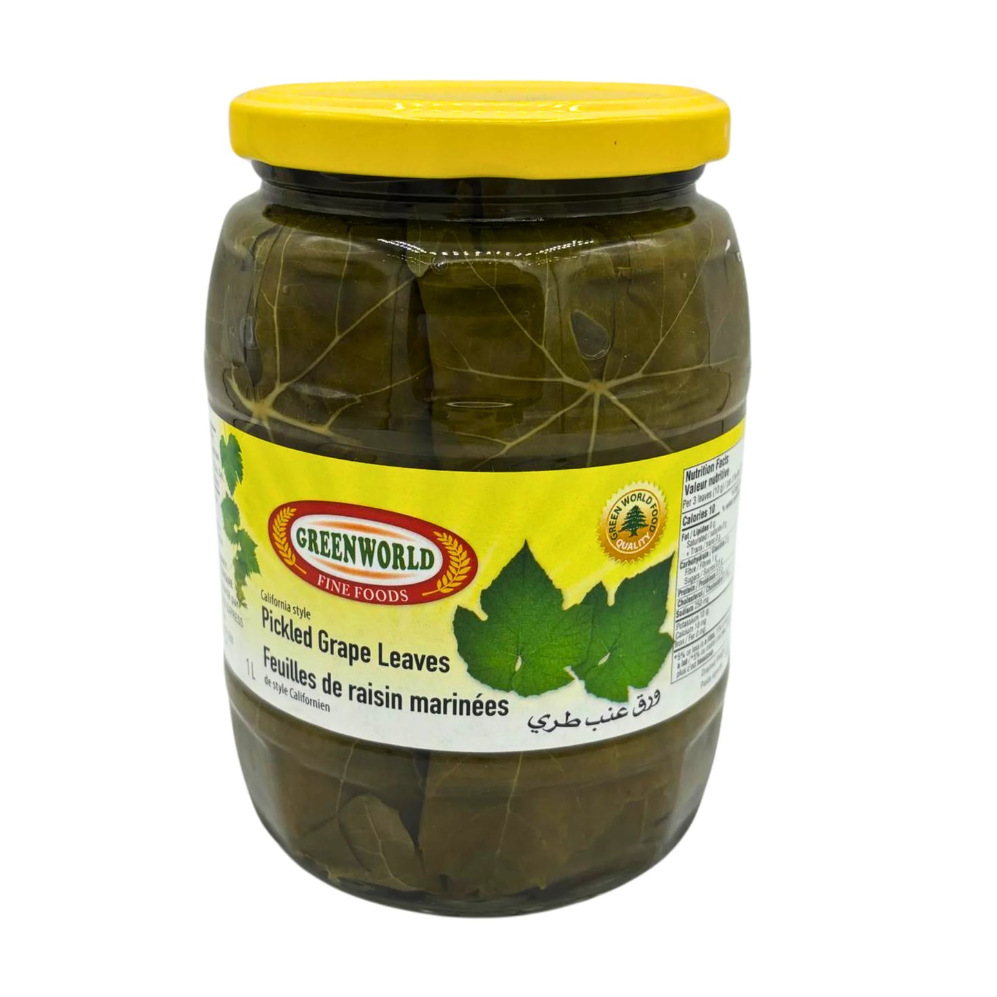 Green World Grape Leaves 400g