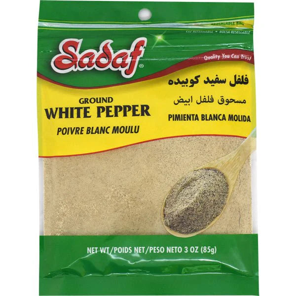 Sadaf White Pepper Ground 3oz