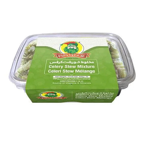 Papa Veggie Frozen Celery Stew Mix 600g