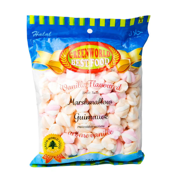 GreenWorld Vanilla Twisted Marshmellow 250g