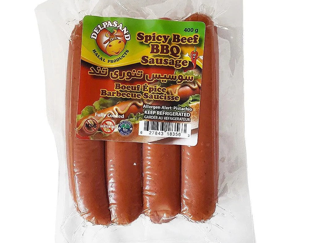 سوسیس کبابی گوشت گاو تند