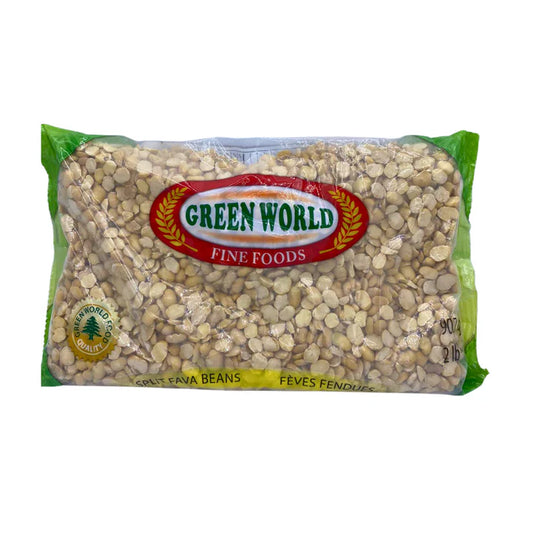 Green World Split Fava Beans 2lb