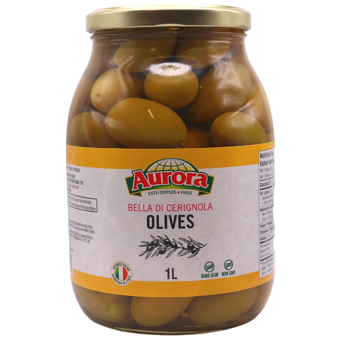 Aurora Cerignola Olives 1L