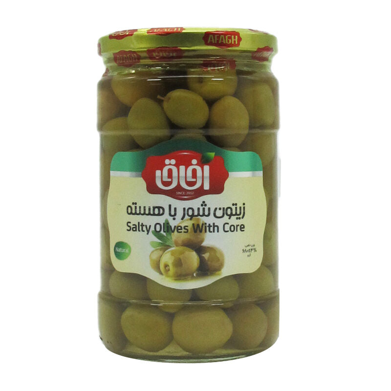Afagh Salty Olives W Core 680g