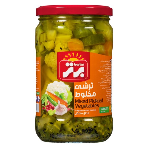 ترشی مخلوط سبزیجات ۶۷۰ گرم