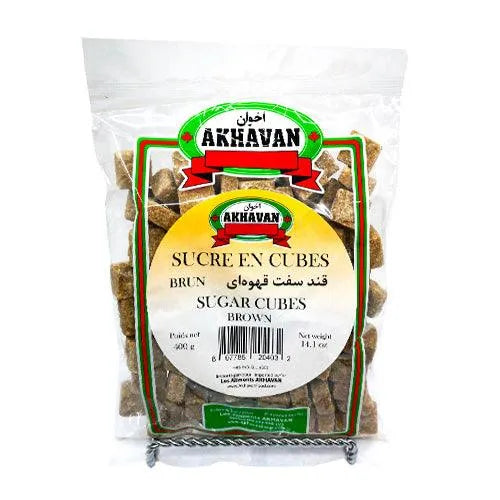 Akhavan Sugar Cubes Brown 400g