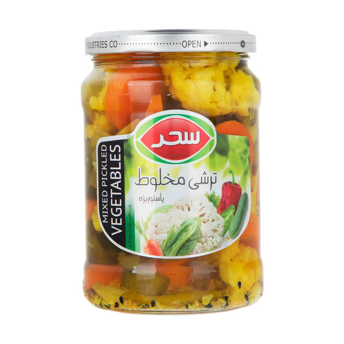 ترشی مخلوط ۶۷۵ گرم