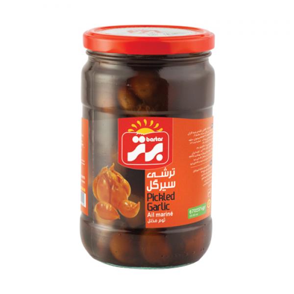 ترشی سیر قهوه‌ای ۶۷۰ گرمی