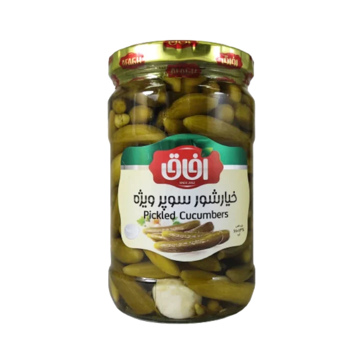 Afagh Super Vizheh Cucumber Pickled 680g