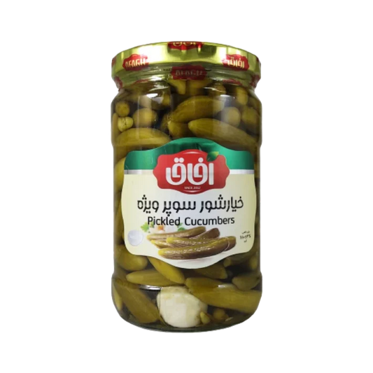 Afagh Super Vizheh Cucumber Pickled 680g