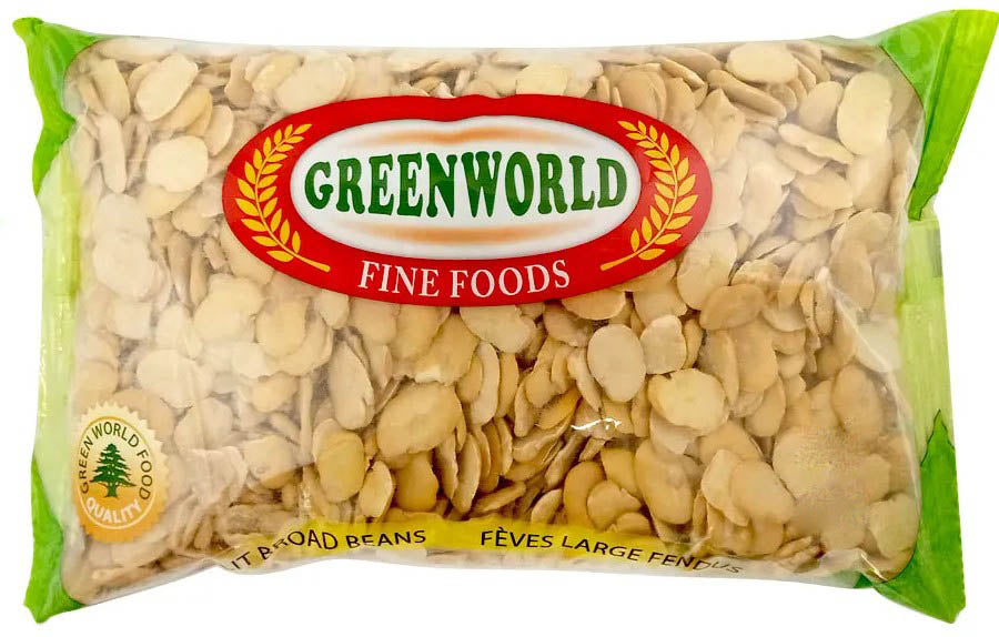 Green World Split Small Broad Beans 2lb