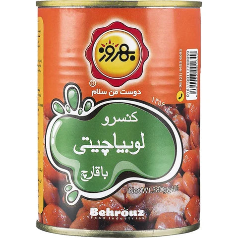 Behrouz Canned Pinto Beans with Mushroom 380g