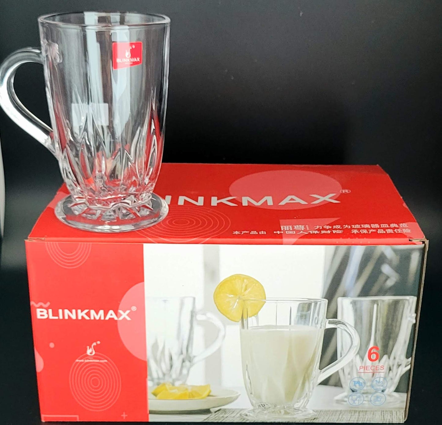 فنجان چای شیشه‌ای - 6 تکه (KTZB83)