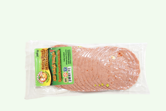 اسلایس مورتادلا گاو تند 200 گرم