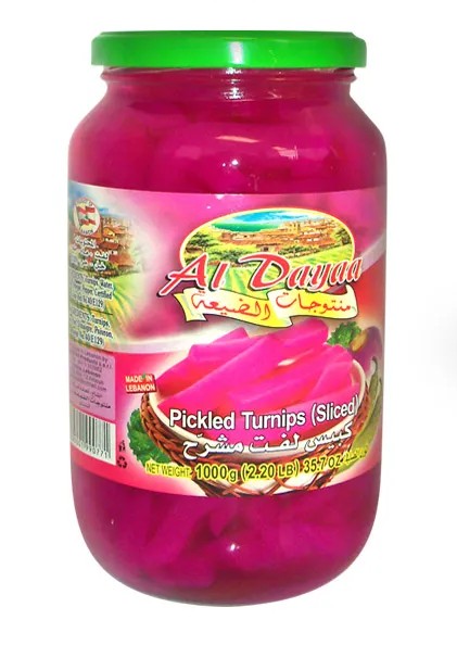 Greenworld Pickled Turnips Slice 1L