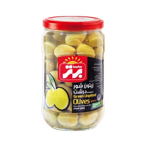 Bartar Green Unpitted Olives (Momtaz) 700g