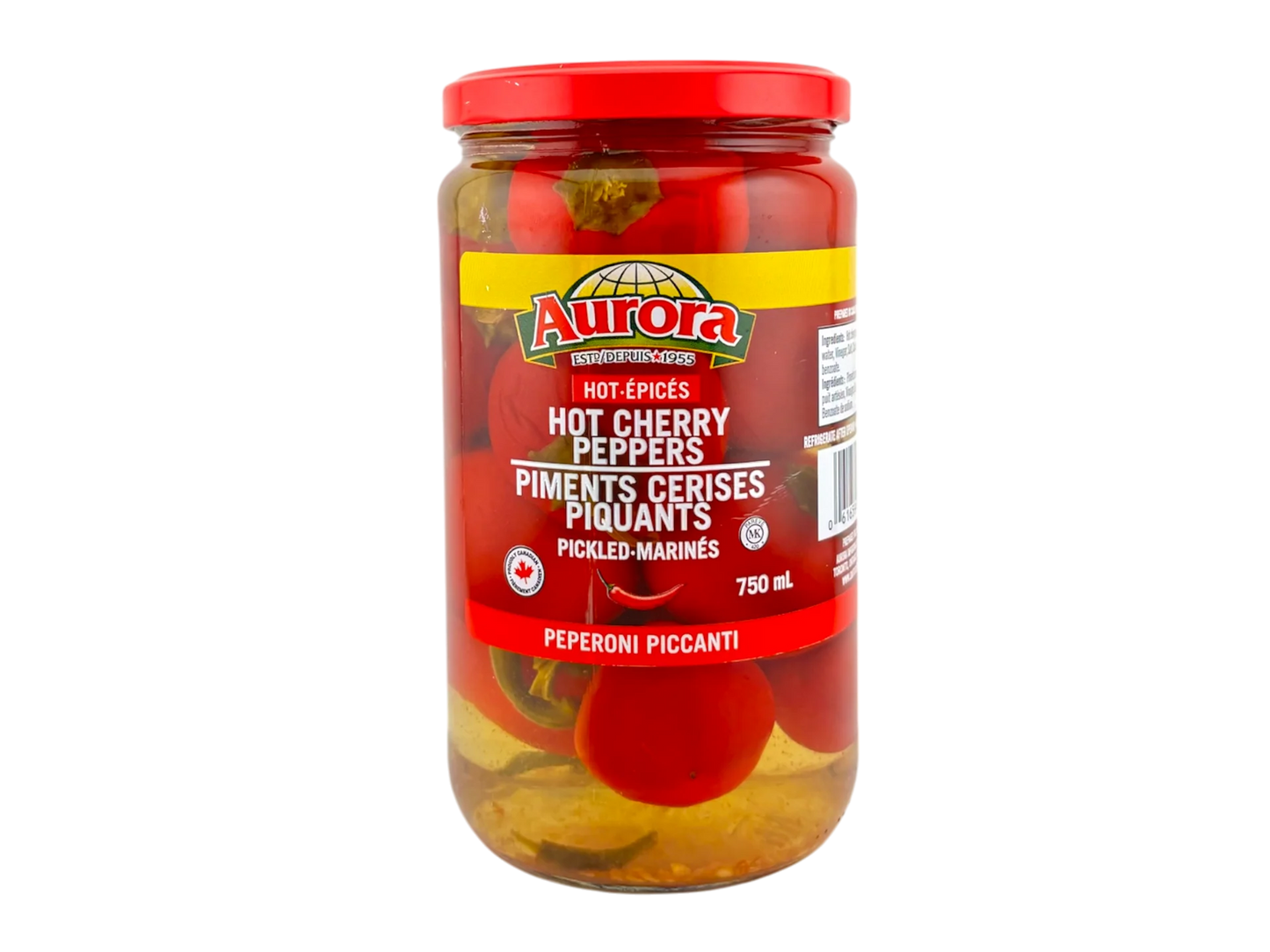 Aurora Hot Cherry Peppers Pickle 750ml