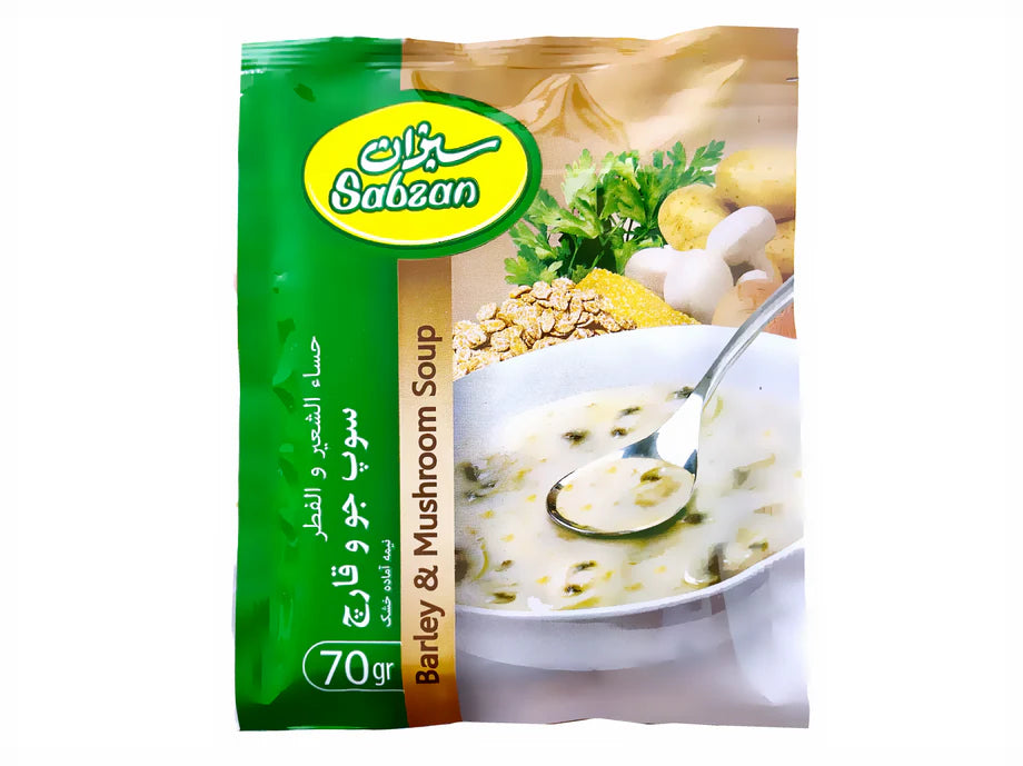 سوپ جو و قارچ ۷۰ گرم