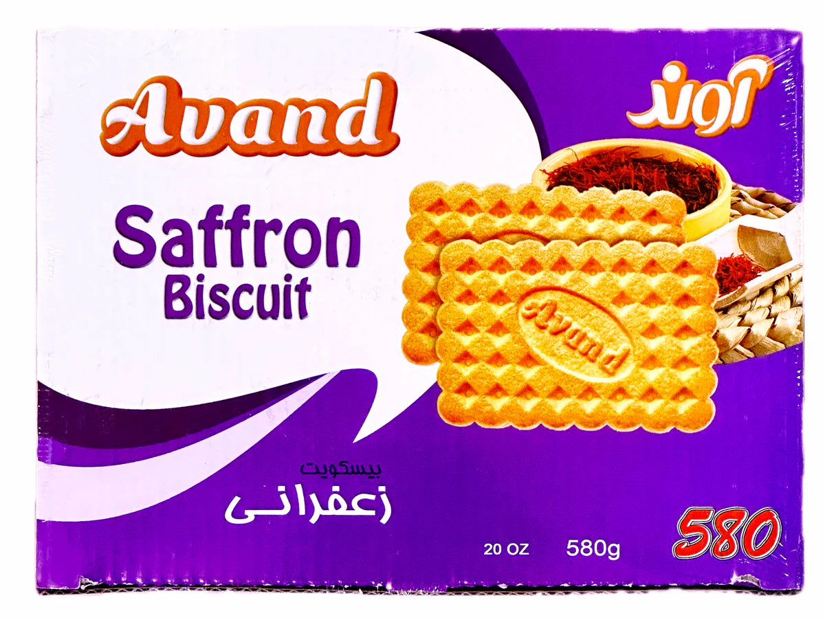 Avand Saffron Biscuit 580g