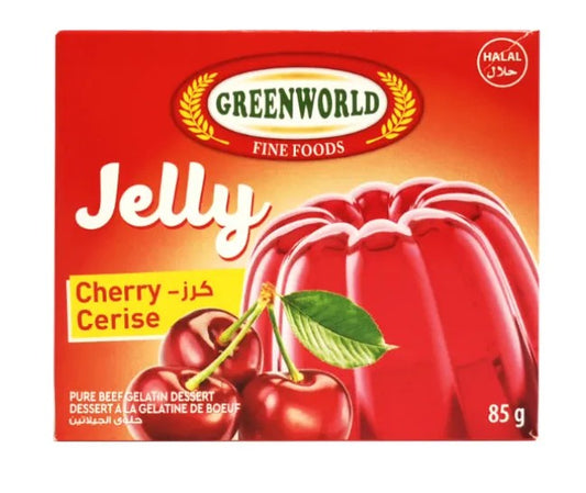 دنیای سبز -- ژله گیلاس ۸۵ گرم