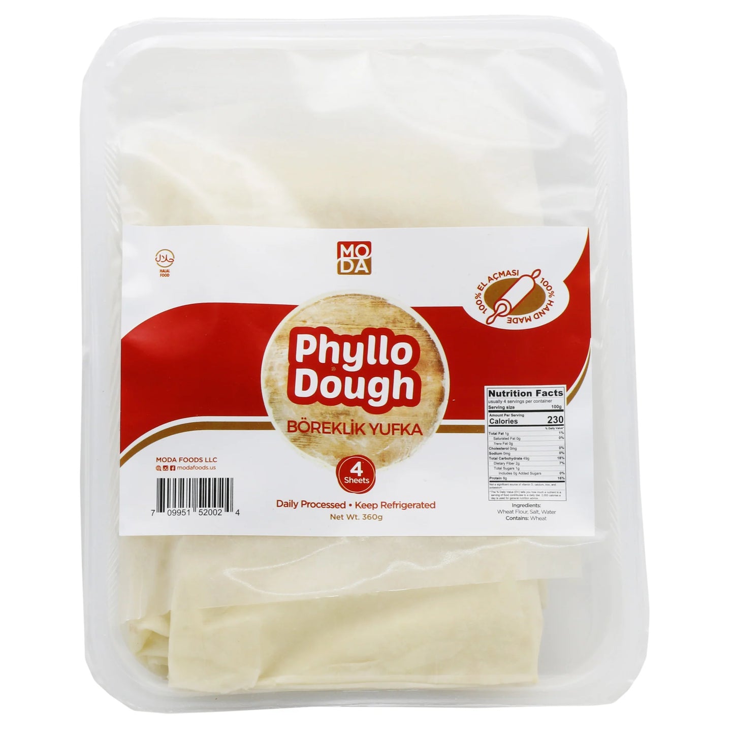 Moda Phyllo Dough 454g