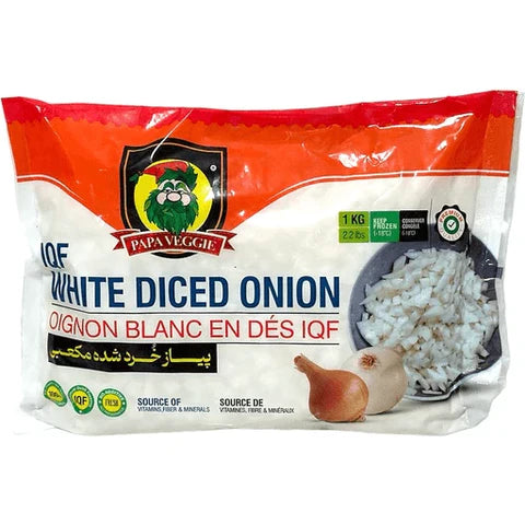 Papa Veggie Diced Onion 1kg
