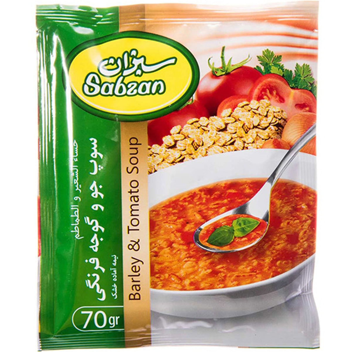 سوپ جو و گوجه فرنگی ۷۰ گرم
