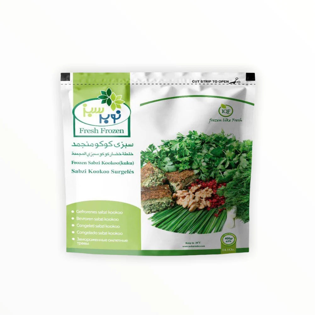 کوکو سبزی منجمد ۴۰۰ گرم