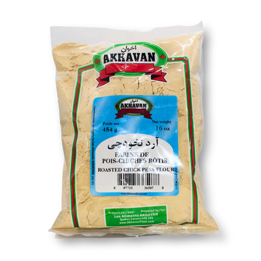 Akhavan Roasted Chick Pea Flour 454g