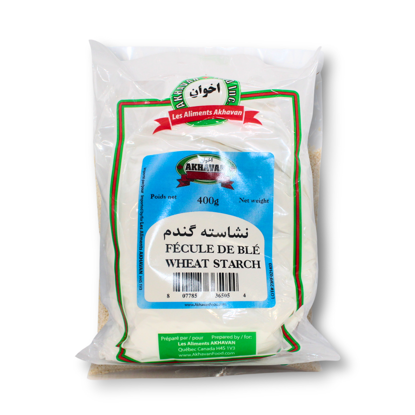 Akhavan Wheat Starch 1lb