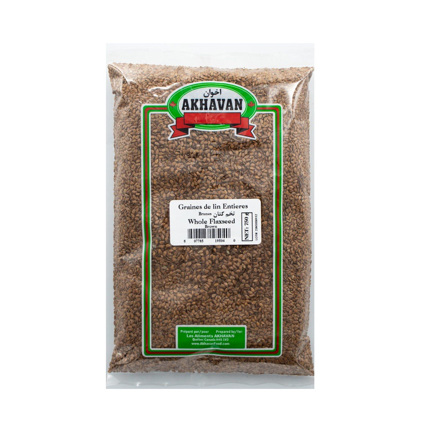 Akhavan Whole Flax Seed 750g