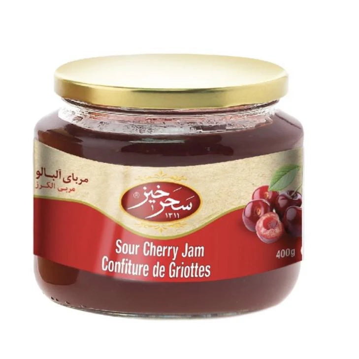 Saharkhiz Sour Cherry Jam 400g
