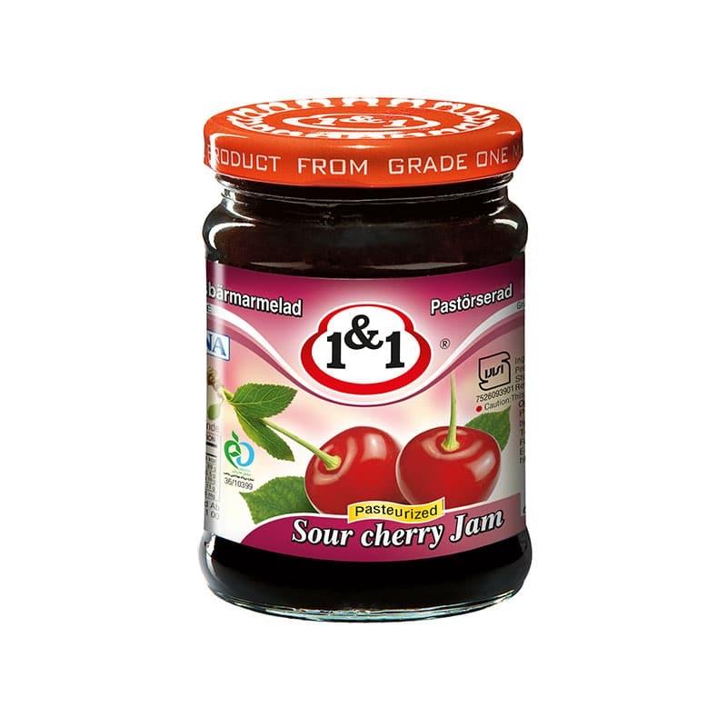 1&1 Sour Cherry Jam 340g
