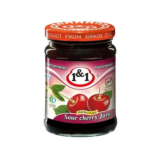 1&1 Sour Cherry Jam 340g
