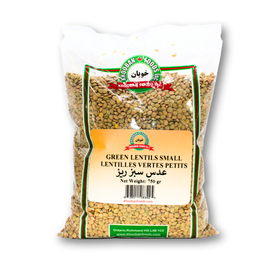 Khooban Green Lentils Small 750g
