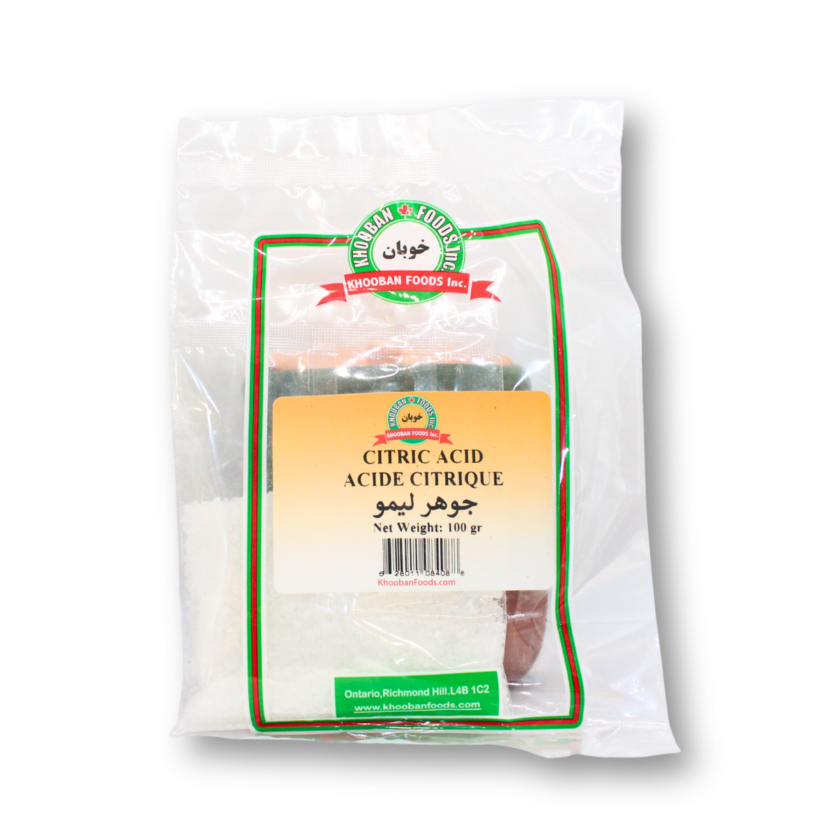 Khooban Citric Acid 100g