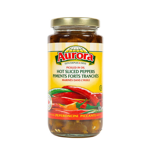 Aurora Hot Pepper Pickled In Oil 375ml