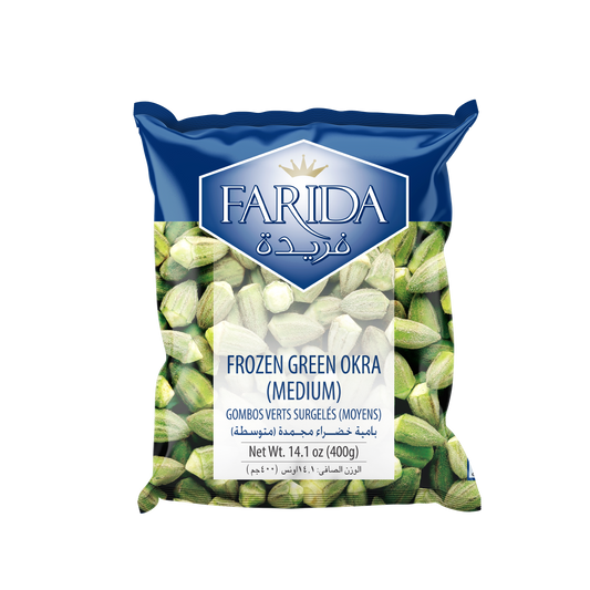 بامیه سبز منجمد (متوسط) ۴۰۰ گرم