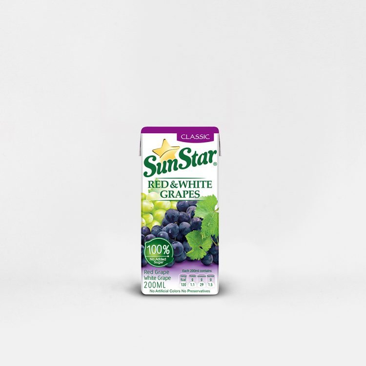 Sunstar Red&white Grapes 200ml